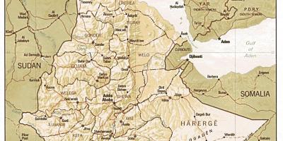Старий Ефіопії карті